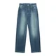 Bershka Kavbojke moder denim