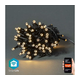 Nedis WIFILX01W50 - LED Božićne lampice 50xLED/8 funkcija 10m IP65 Wi-Fi Tuya topla