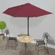 Vidaxl Balkonski senčnik z aluminijastim drogom 270x135 cm