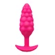 b-Vibe Bump Uniquely Textured Silicone Vibrating Plug Pink