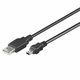 Kabel mini USB 2.0, A-B, 5 nožic, 3 m