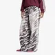 Jeans adidas Adilenium Season 6 Zebra Print Wide Leg Denim Pants Aurora Coffee 30/32