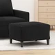 shumee vidaXL Tabure za noge črne barve 60x50x41 cm žamet