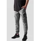 Washed Cargo Twill Jogging Pants Grey