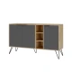 Hanah Home Clara Console Komoda,Smeđa-Siva