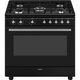 SMEG prosto stoječ štedilnik CX91GMBL