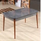 Hanah Home Trpezarijski sto na razvlačenje Aris, 132-170 cm, Antracit