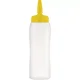 ARAVEN Stiskalna plastenka, LDPE, o: 75 mm, 273 mm, prostornina: 0,75 L, rumena