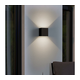Eglo 901064 - LED spoljašnja zidna svetiljka CALPINO 2xLED/2,8W/230V IP54 crna