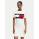 Tommy Jeans Vsakodnevna obleka Flag DW0DW22853 Bela Slim Fit
