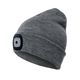 Zimska kapa Xplorer s ugrađenom LED svjetiljkom za veću vidljivost- siva