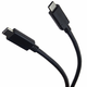 PremiumCord Kabel USB-C (USB 3.2 generacije 2x2, 5A, 20Gbit/s) črn, 0,5 m