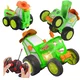 shumee TRAKTOR AVTO NA DALJINSKO VODENJE RC TRAKTOR ZELENE LUČI SKAKAJ PLEŠE
