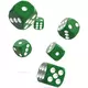 Kockice Oakie Doakie Dice D6 16 mm Solid - Green (12)
