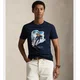 Polo Ralph Lauren Majica  modra / mornarska / rjava / bela