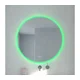 Brilagi-LED RGBW prigušiva grejano ogledalo sa pozadinskim osvetljenjem CLARA PRO LED/18W/230V prečnik 60 cm IP44