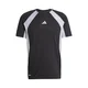 ADIDAS PERFORMANCE Funkcionalna majica TECH APP svetlo siva / črna