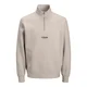 JACK & JONES Majica JJESoho greige/črna