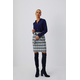 Pencil skirt with belt