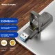 Netac USB Flash memorija, 512GB, Type-C, USB 3.2, OTG, Crna