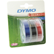 DYMO Reliefni trak, komplet treh DYMO S0847750  barva traku : modra, črna, rdeča, barva pisave: