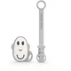 Matchstick Monkey Flat Face Teether & Soother Clip darilni set za otroke Grey