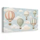 Slika pastelni baloni med oblaki - 30x20
