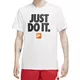 Nike M NSW TEE FRAN JDI VERBIAGE, muška majica, bijela DZ2989