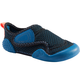 Papuče za Baby Gym 580 Babylight prozračne mornarsko plave-crne-boje koralja