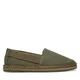 Espadrile Calvin Klein Espadrille Webbing Cv HM0HM02075 Zelena