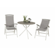 Stol i stolice set JA2851, Stolice u boji: Siva + Bijela