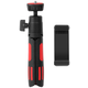 PULUZ Selfie Stand Tripod with Phone Clamp for Smartphones (Red)