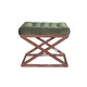 Atelier del Sofa Tabure 50x42x40cm, Bakar-Zeleno