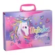 Play Školski kofer Play Unicorn, A4, Ljubičasto-roze