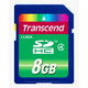 TRANSCEND SDHC memorijska kartica 8GB TS8GSDHC4