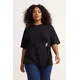 Trendyol Curve Ženska bluza Tbbss26Af00046, Crna
