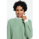 Trendyol Mint Guipure Detailed Thessaloniki Knitwear Sweater