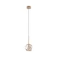 Luster na sajli LAVA 1xG9/8W/230V bež/zadimljena bež