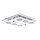 Eglo Cabo plafonjera/6, led, gu10, 6x3 w, hrom/saten