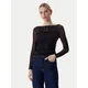 Guess Bluza W6RP04 KBAH2 Črna Regular Fit