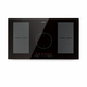 Klarstein Delicatessa 90 Flex, ugradbena ploča za kuhanje, indukcija, 5 zona, 7000 W