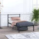 Hanah Home Ram za krevet Basic, 90x200 cm,Crni