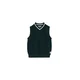 WE Fashion Brezrokavnik temno zelena / bela