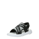 Calvin Klein Jeans Otvorene cipele, crna / bijela