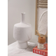 Aberto Design Vaza LCA0021, 19x19x36 cm, Bela