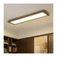 Brilagi - LED Stropna svetilka SLIMFRAME WOOD LED/58W/230V 124x34 cm temno rjava