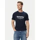 Tommy Jeans Majica Graphic DM0DM23376 Mornarsko modra Slim Fit