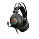 Rampage Crack RM-K1 Pulsar Gaming slušalice sa mikrofonom, RGB, Crne