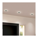 Eglo 900915 - KOMPLET 3x LED ugradnih svetiljki CALONGE 3xLED/4,8W/230V crna