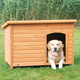 TRIXIE lesena hiška za pse XL (ravna streha)